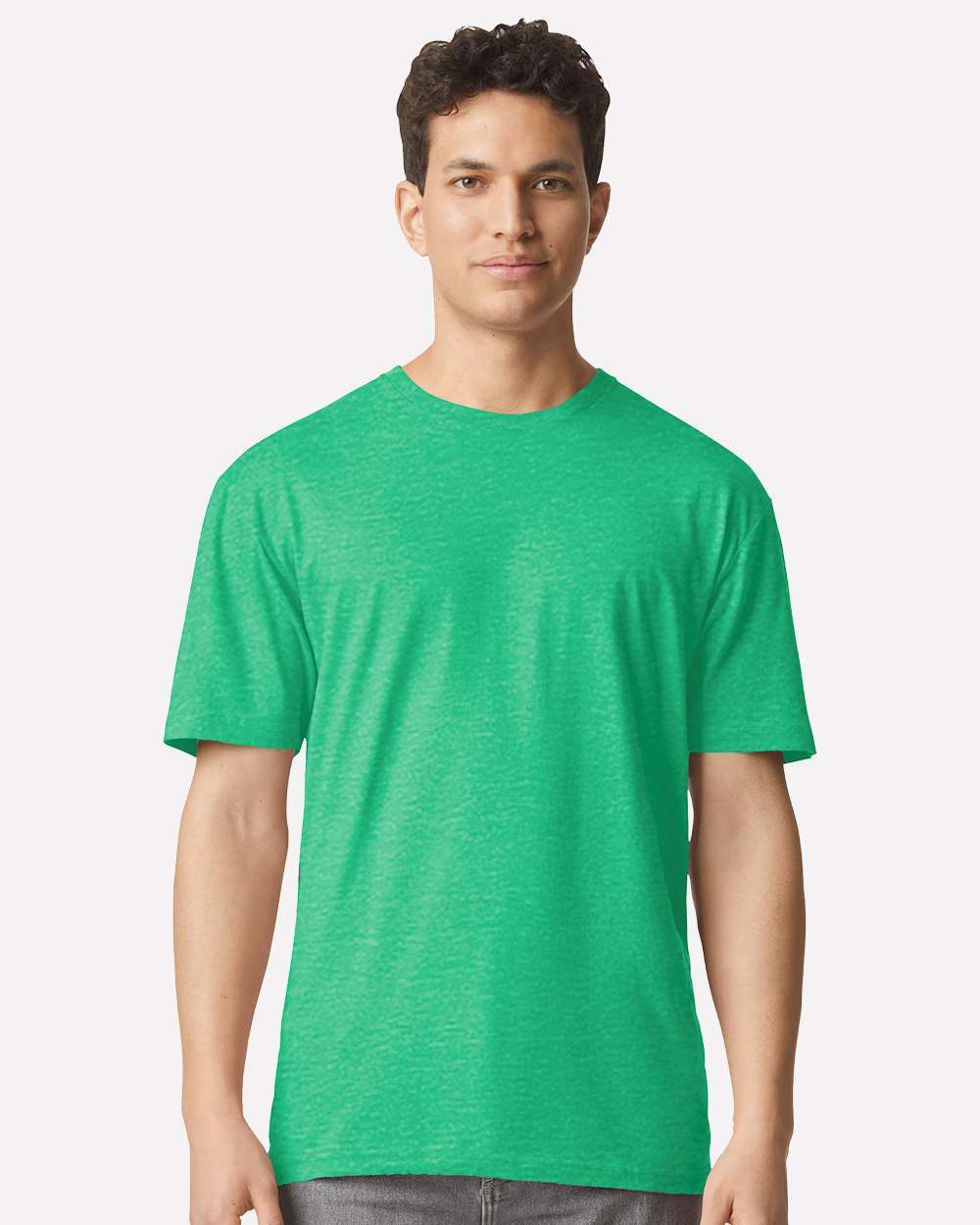 Light Cotton T-Shirt - Heather Irish Green