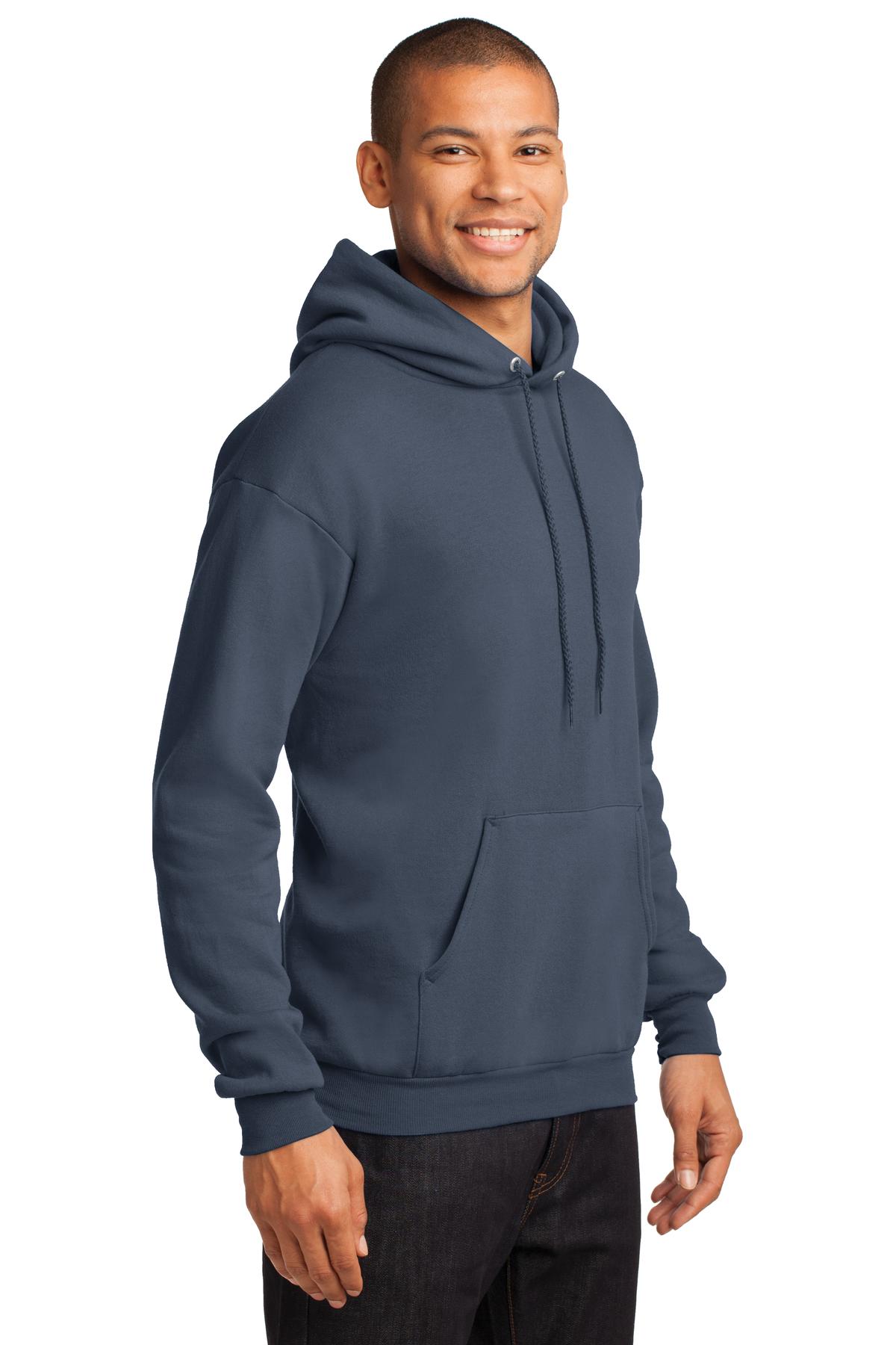 Unisex Core Fleece Pullover Hoodie - Steel Blue