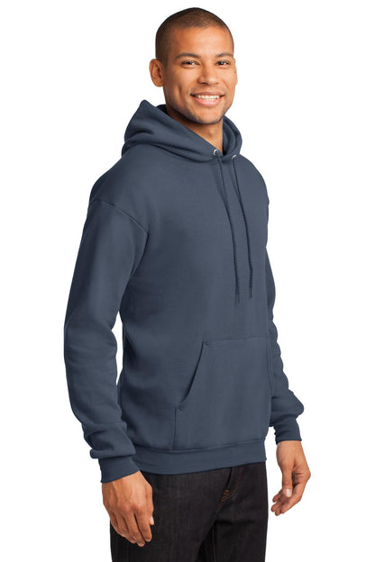 Unisex Core Fleece Pullover Hoodie - Steel Blue