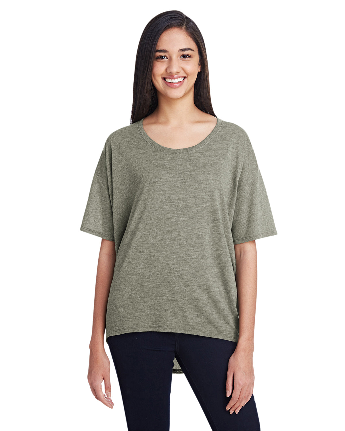 Women's Freedom T-Shirt - Heather City Green