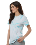Cyclone Pinwheel Short Sleeve T-Shirt - Pale Turquoise
