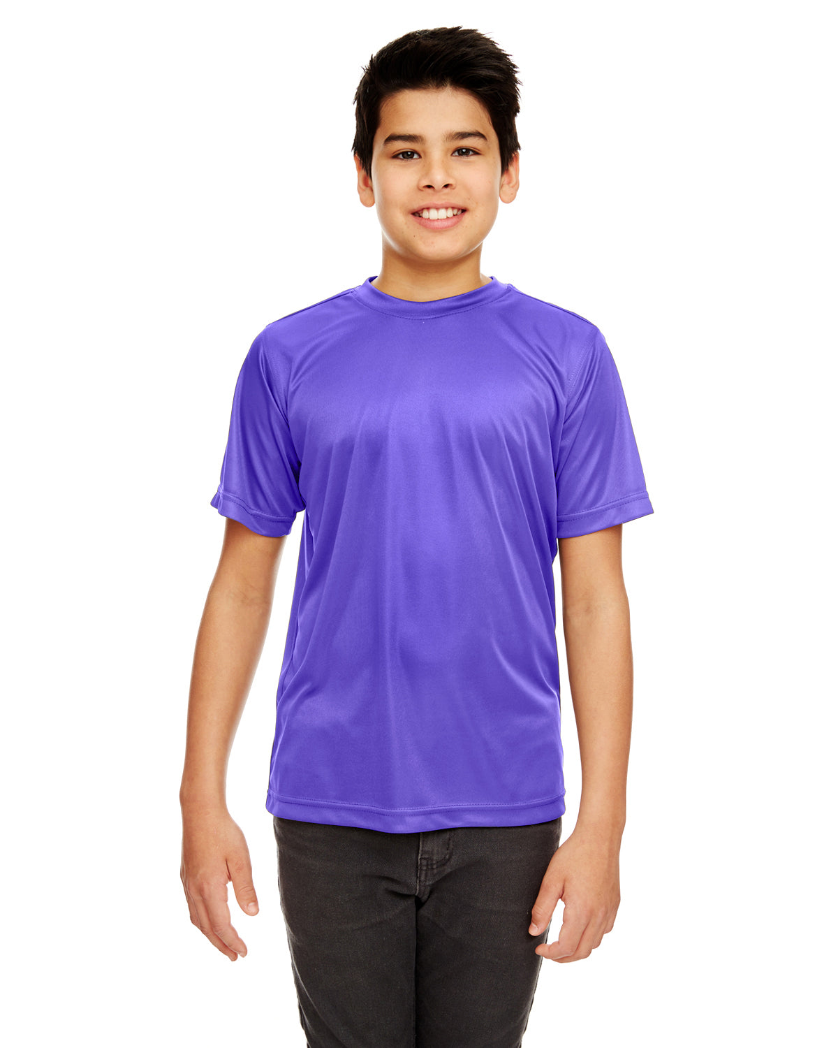 Youth Cool & Dry Sport Performance Interlock T-Shirt - Purple