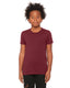 Bella + Canvas 3413Y - Youth Triblend Short-Sleeve T-Shirt - Maroon Triblend