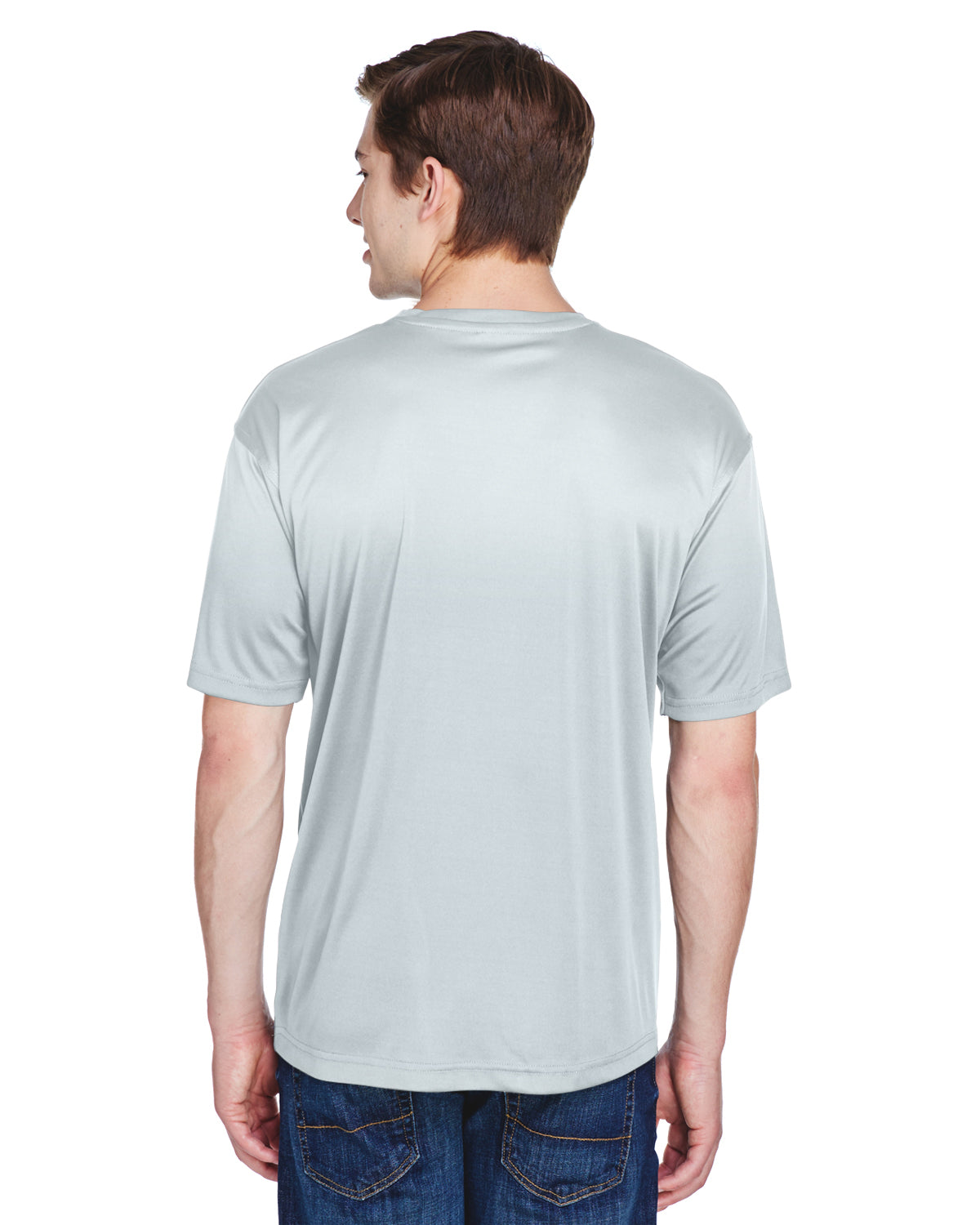 Men's Cool & Dry Basic Performance T-Shirt - Gray