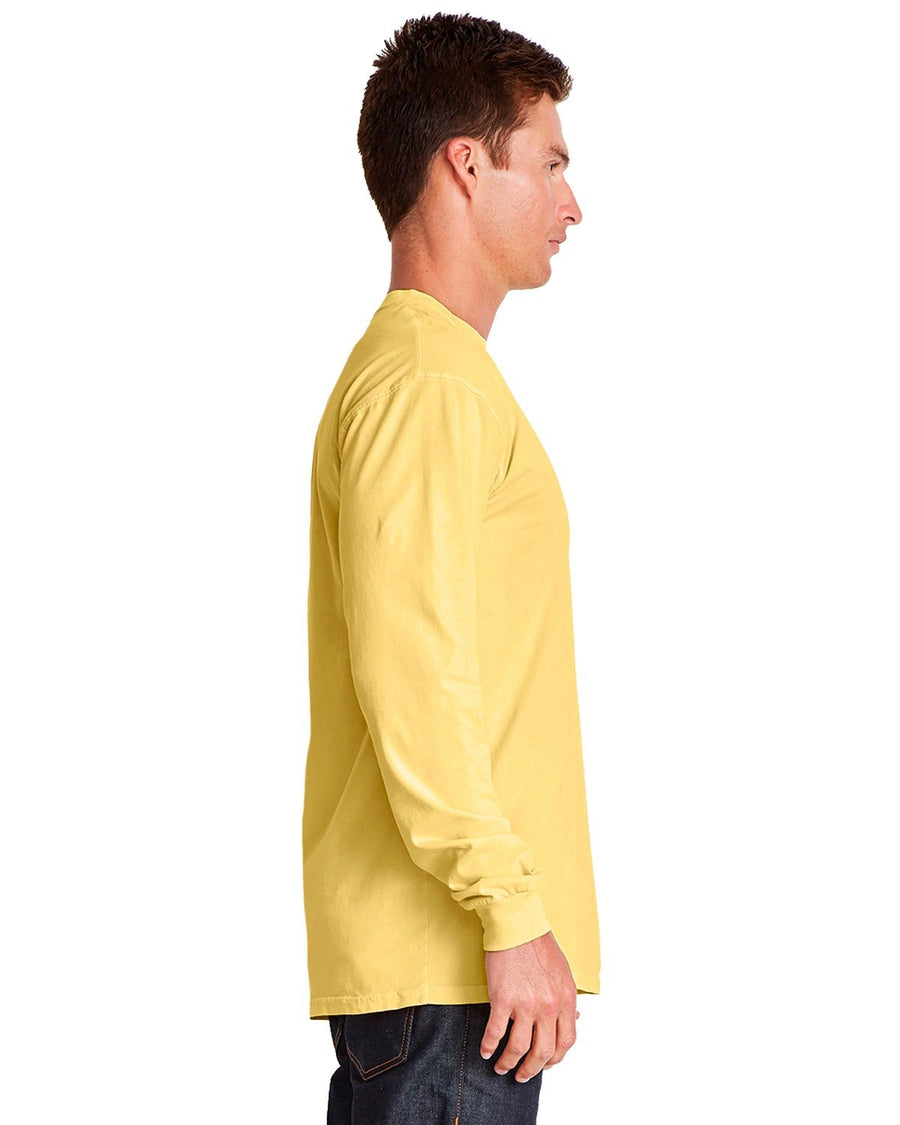 Unisex Inspired Dye Long-Sleeve Crew - Blonde