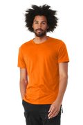 Unisex Heather CVC T-Shirt - Neon Orange