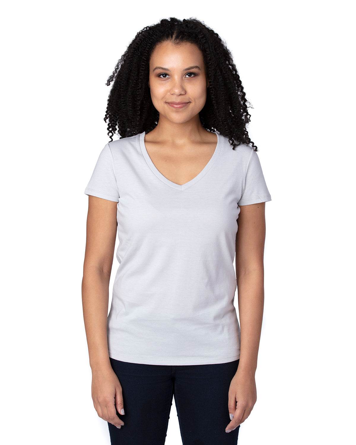 Women's Ultimate V-Neck T-Shirt - Silver