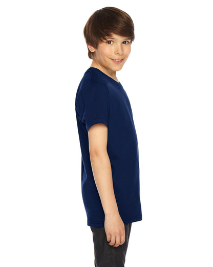 Youth Fine Jersey Short-Sleeve T-Shirt - Navy
