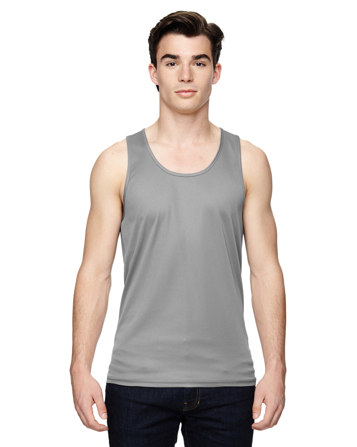 Unisex Training Tank - Silver Gray