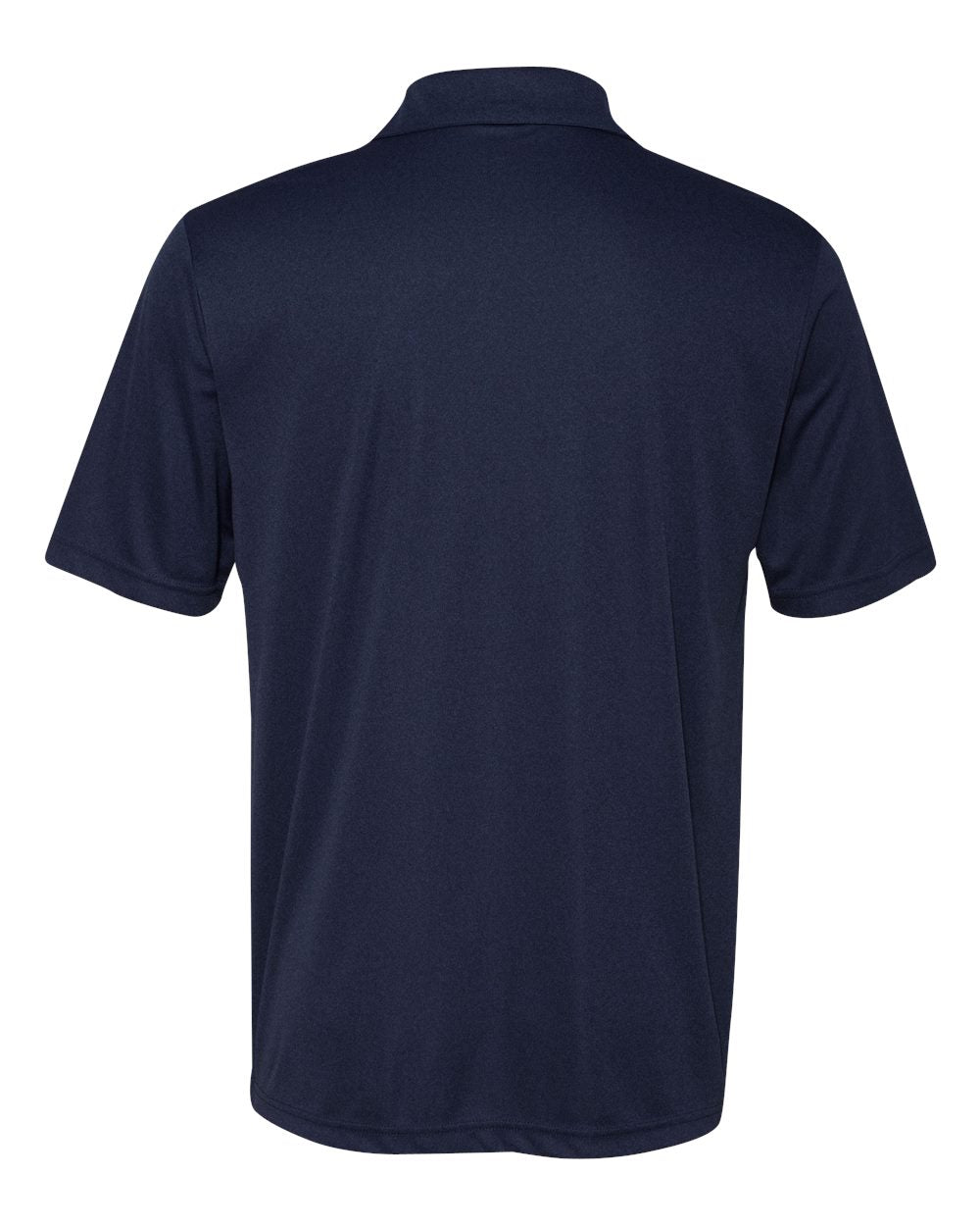 Unisex Performance Three-Button Mesh Polo - Sport Navy