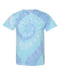 Unisex Multi-Color Spiral Short Sleeve T-Shirt - Wildflower