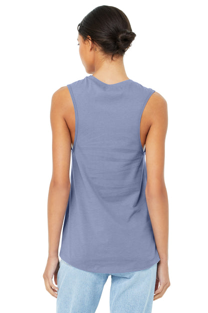 Women's Jersey Muscle Tank - Lavender Blue