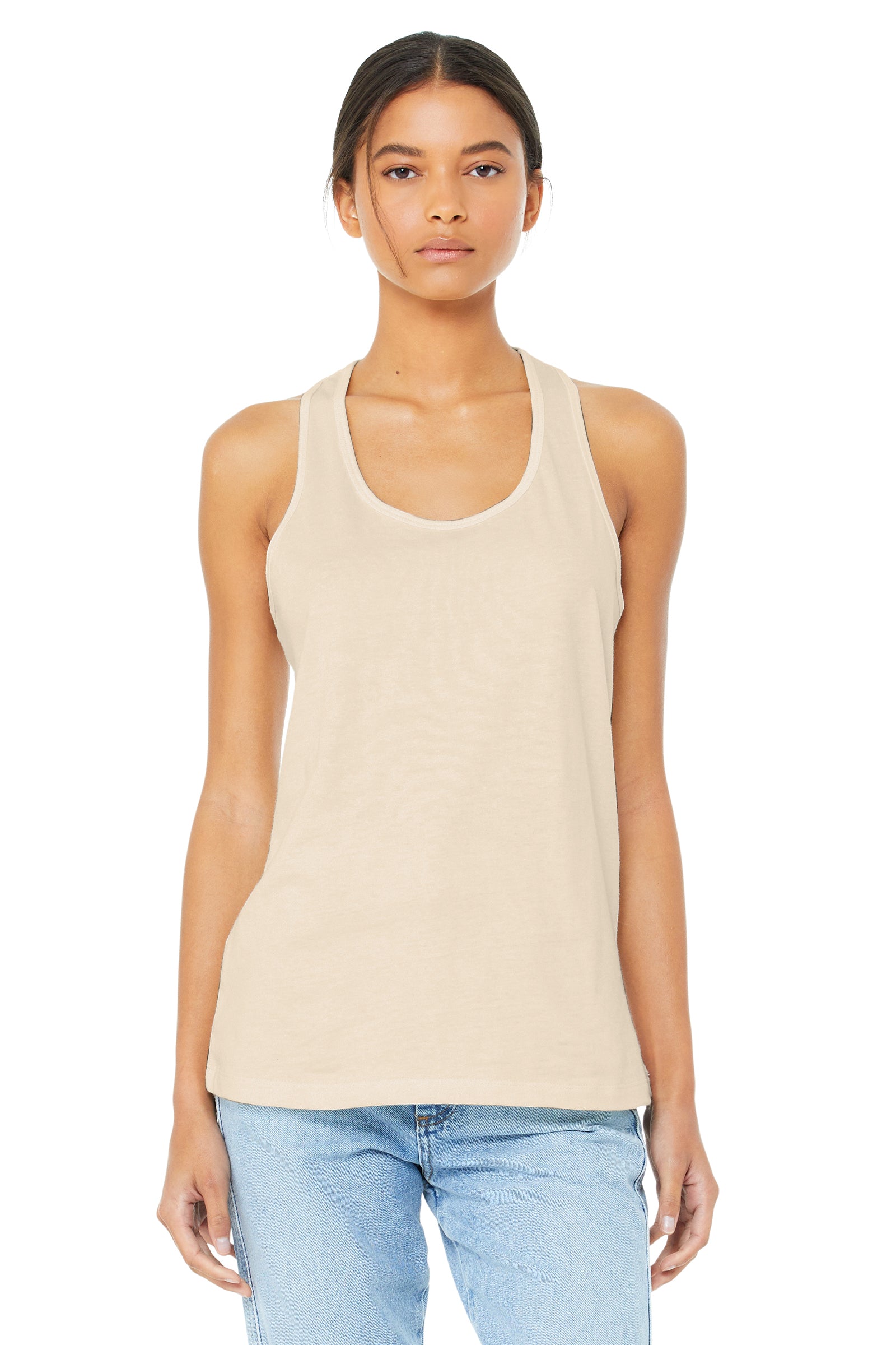 Women's Jersey Racerback Tank - Natural