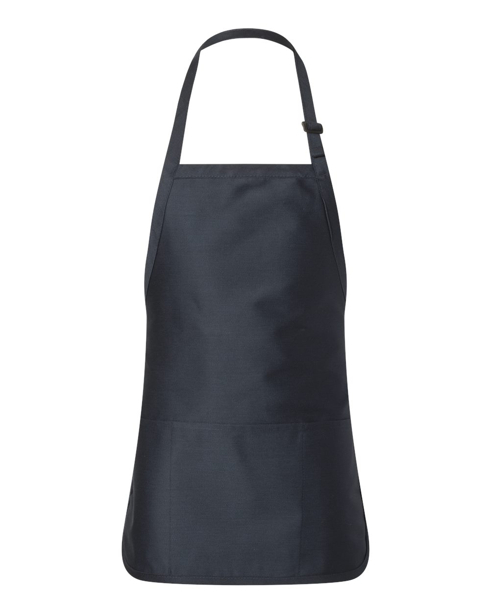 Full-Length Apron with Pouch Pocket - Navy