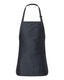 Q-Tees Q4250 - Full-Length Apron with Pouch Pocket - Navy