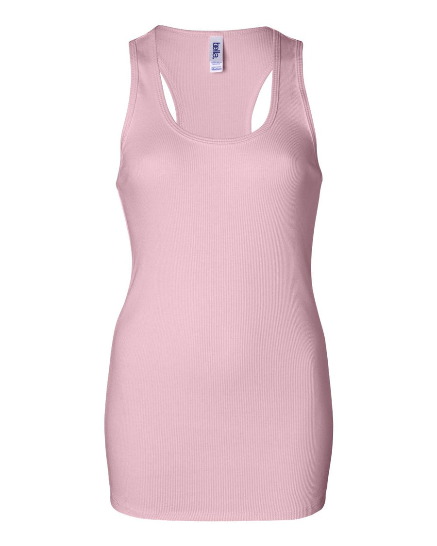 Women’s 2X1 Rib Racerback Tank - Soft Pink