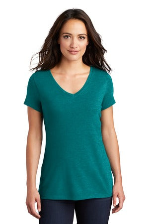 Women's Perfect Tri V-Neck Tee - Heather Teal
