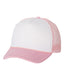 Valucap VC700 - Foam Mesh-Back Trucker Cap - White / Pink