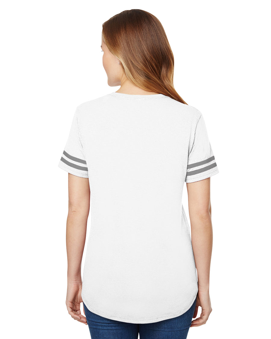 Heavy Cotton™ Women's Victory T-Shirt - White / Graphite Heather