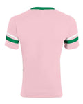 Augusta Sportswear 360 Light Pink/ Kelly/ White — back
