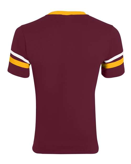 Augusta Sportswear 360 Maroon/ Gold/ White — back