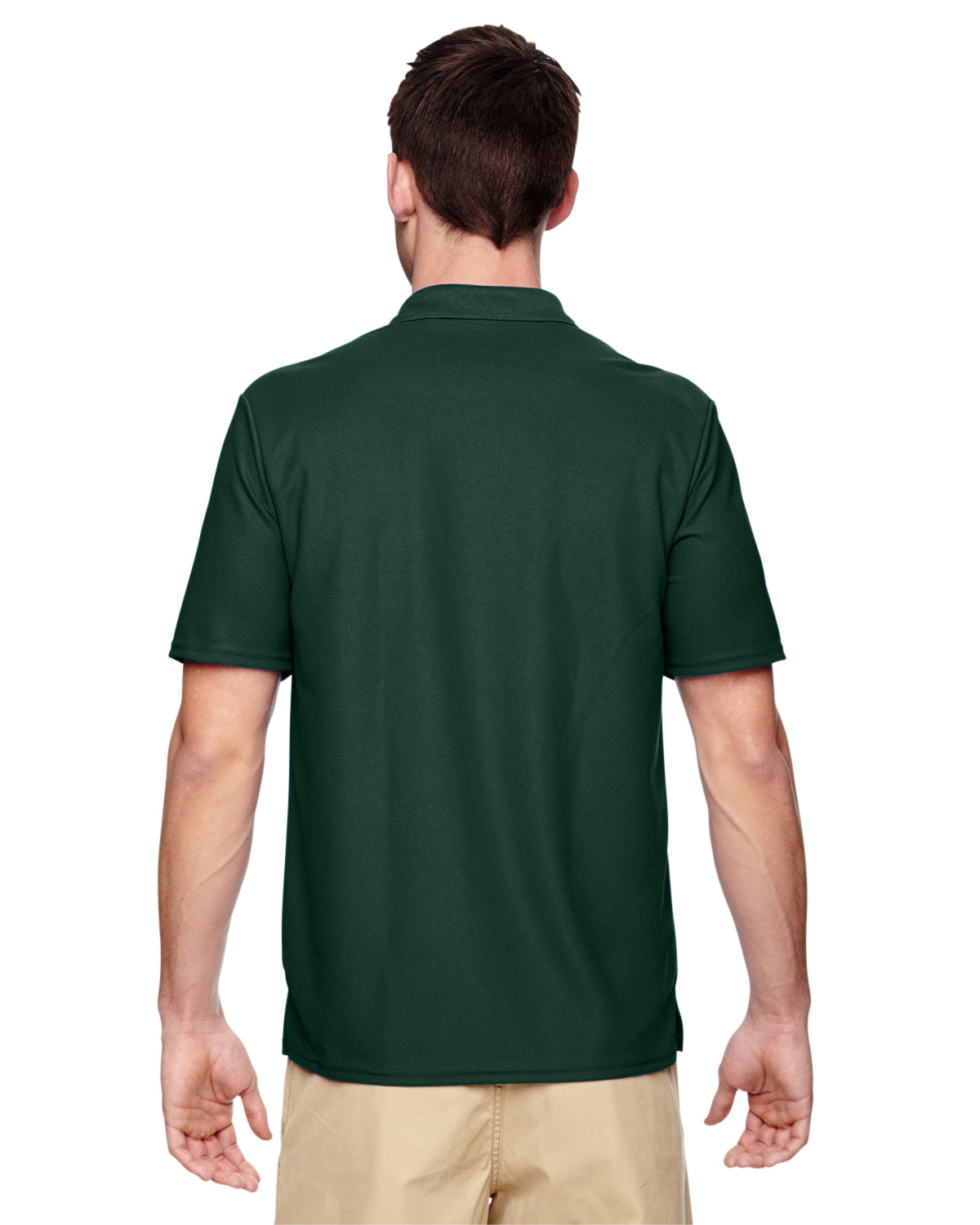 Unisex Performance® Double Piqué Polo - Forest Green