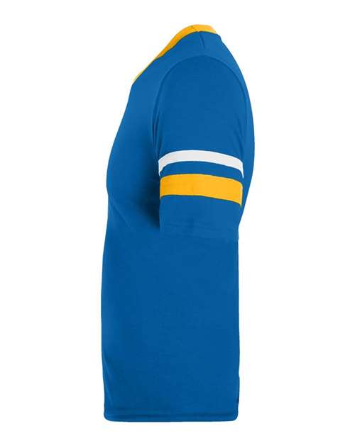 Augusta Sportswear 360 Royal/ Gold/ White — direct side