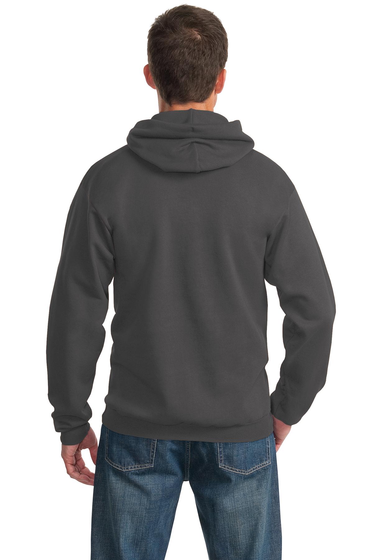 Unisex Essential Fleece Pullover Hoodie - Charcoal