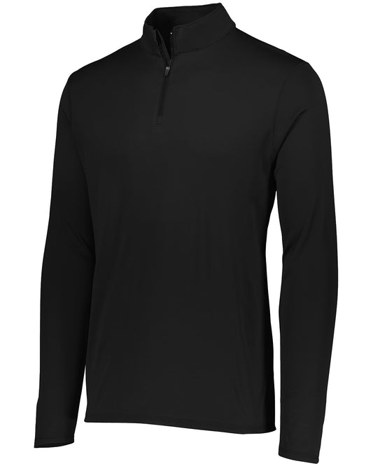 Unisex Attain Quarter-Zip Pullover - Black