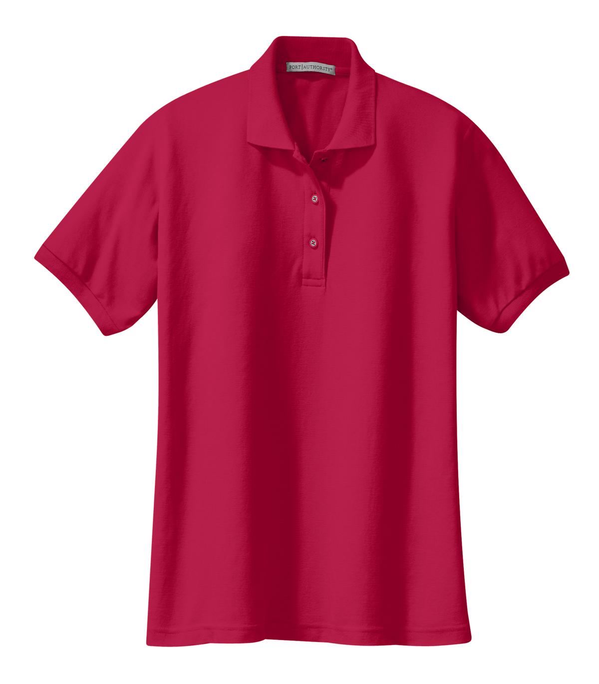 Women's Silk Touch Polo - Red