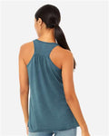 BELLA + CANVAS 8800 Heather Deep Teal — on model back