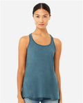 BELLA + CANVAS 8800 Heather Deep Teal — on model front