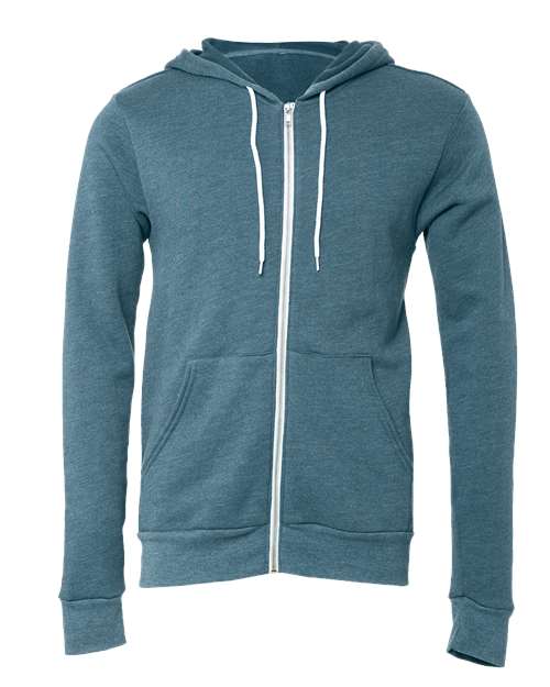 BELLA + CANVAS 3739 Heather Deep Teal — front