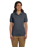 Women's Piqué Polo - Charcoal
