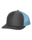 Richardson 112 - Snapback Trucker Cap - Charcoal / Columbia Blue