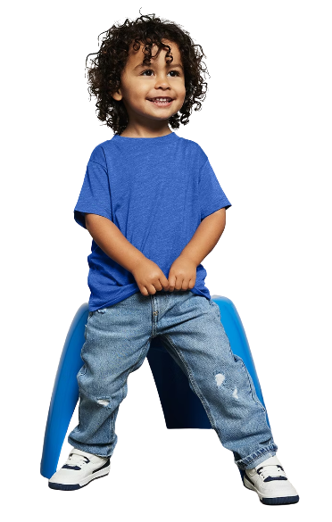Toddler Triblend Short-Sleeve T-Shirt - True Royal Triblend