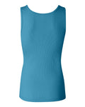 Women's 2x1 Rib Tank - Turquoise