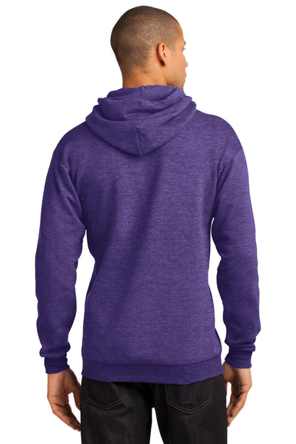 Unisex Core Fleece Pullover Hoodie - Heather Purple