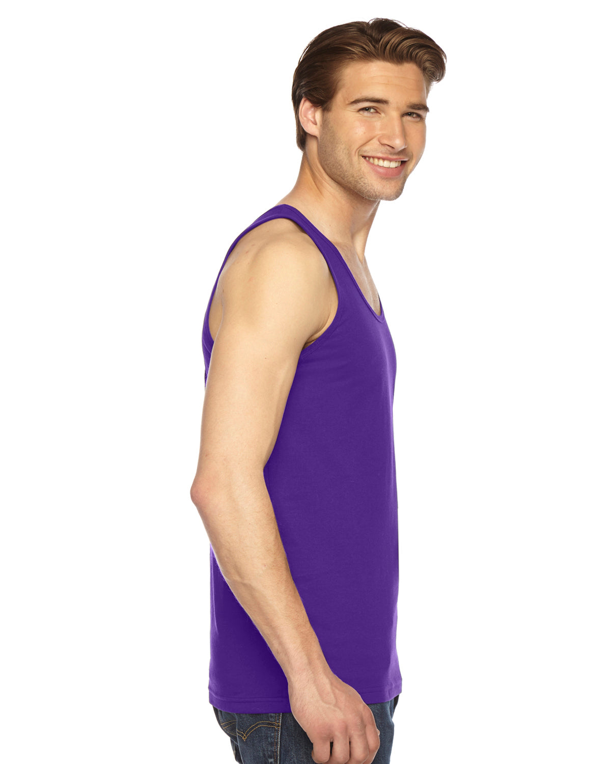 Unisex Fine Jersey Tank - Purple