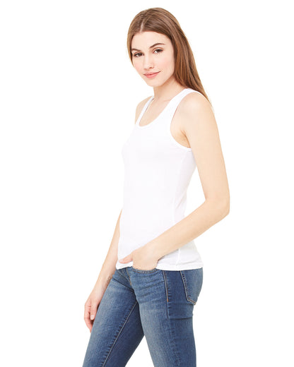 Women's 2x1 Rib Tank - White