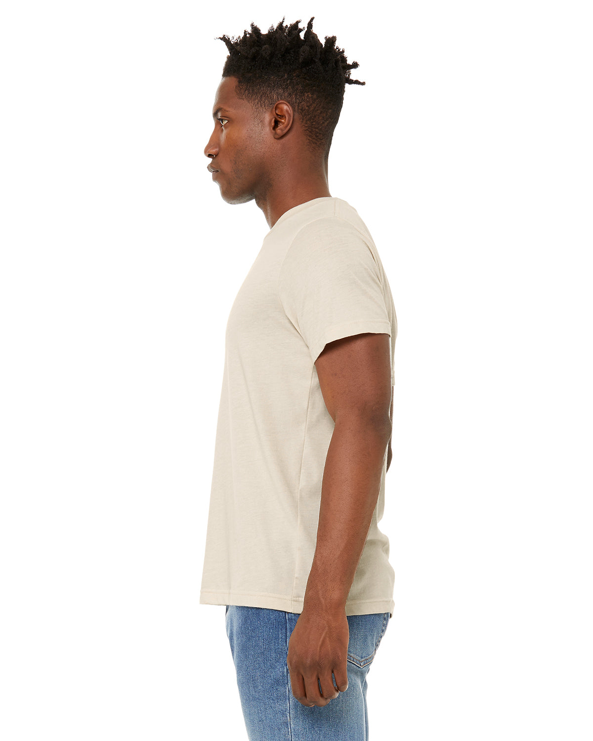Unisex Sueded T-Shirt - Heather Dust