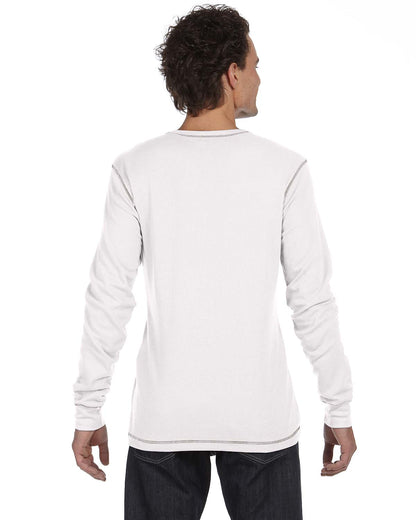 Men's Thermal Long-Sleeve T-Shirt - White / Gray