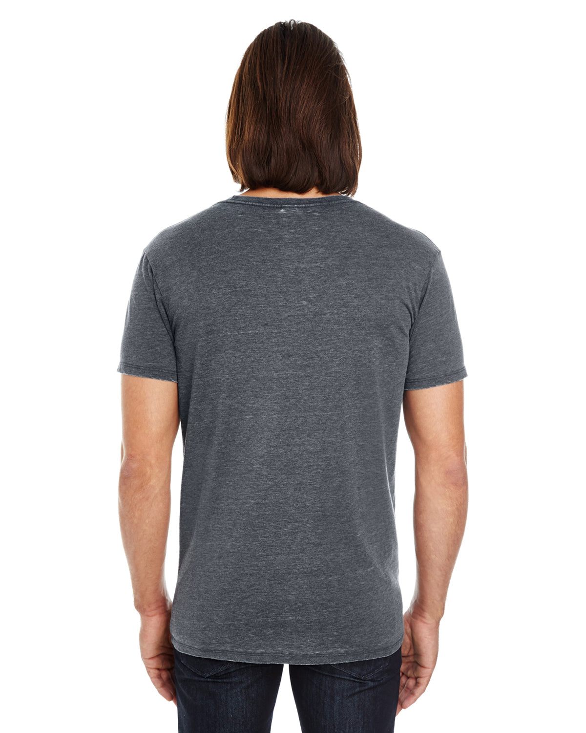 Unisex Vintage Dye Short-Sleeve T-Shirt - Vintage Charcoal