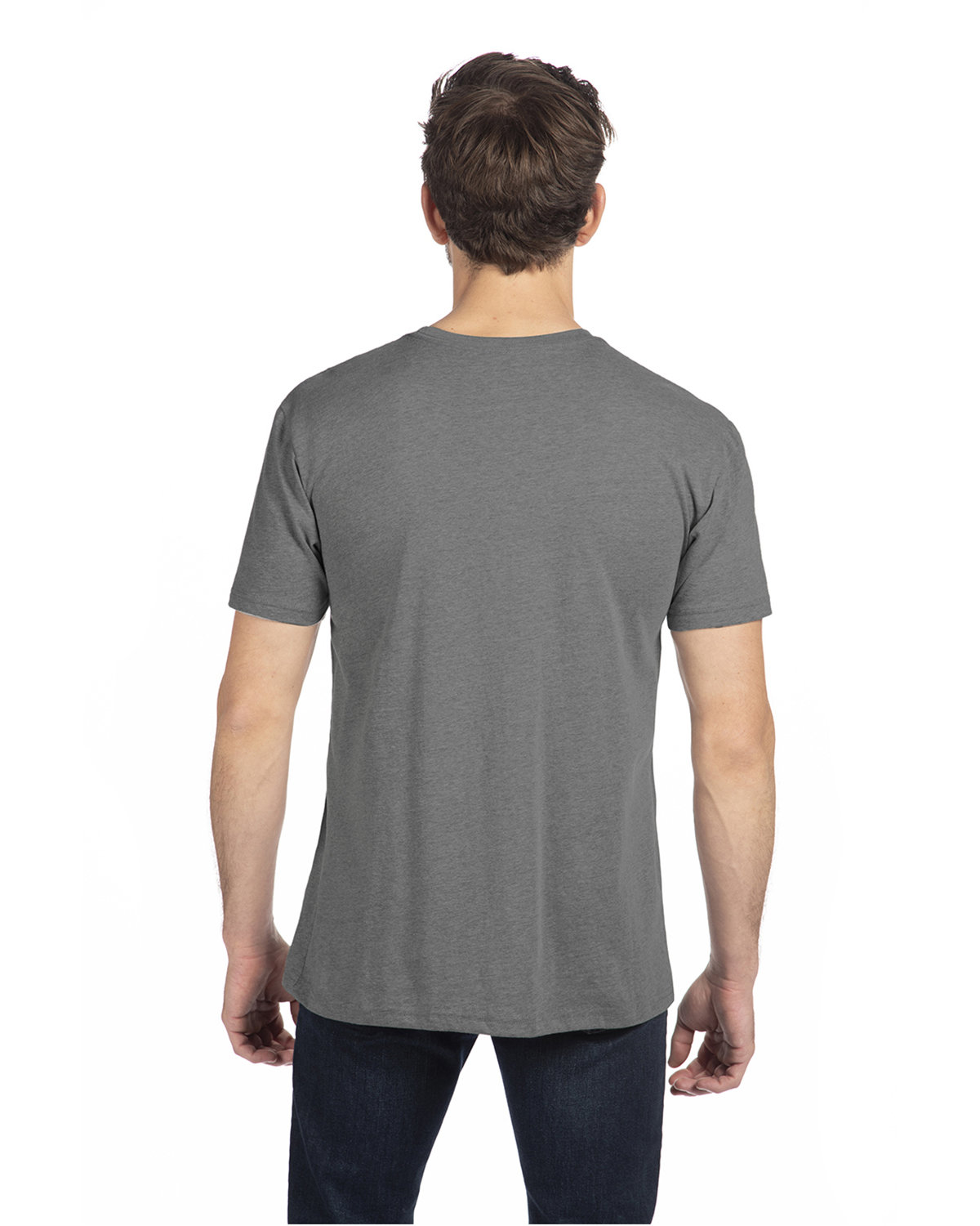 Unisex CVC Crewneck T-Shirt - Dark Heather Gray