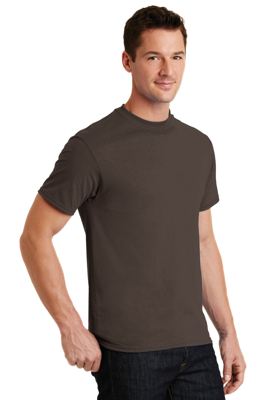Unisex Core Blend Tee - Brown
