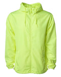 Unisex Water-Resistant Lightweight Windbreaker - Safety Yellow