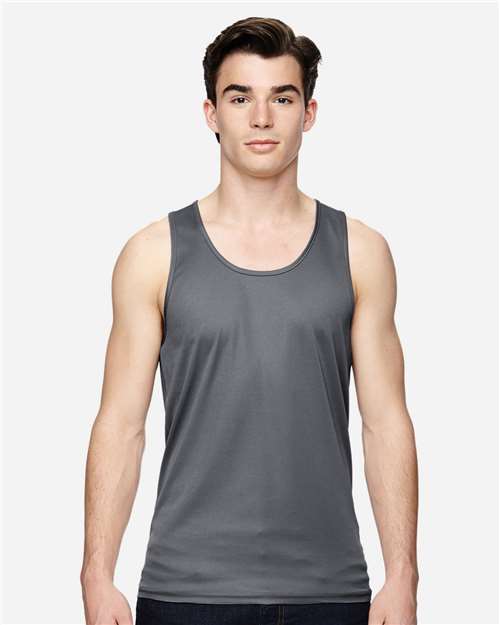 Augusta Sportswear 703 Graphite — on model front