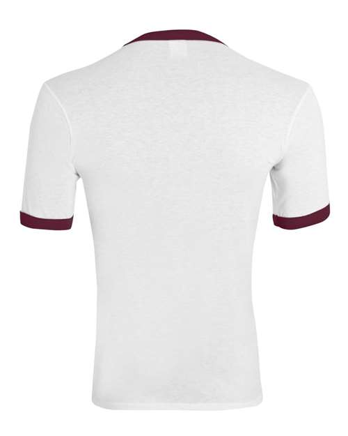 Augusta Sportswear 710 White/ Maroon — back