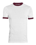 Augusta Sportswear 710 White/ Maroon — front