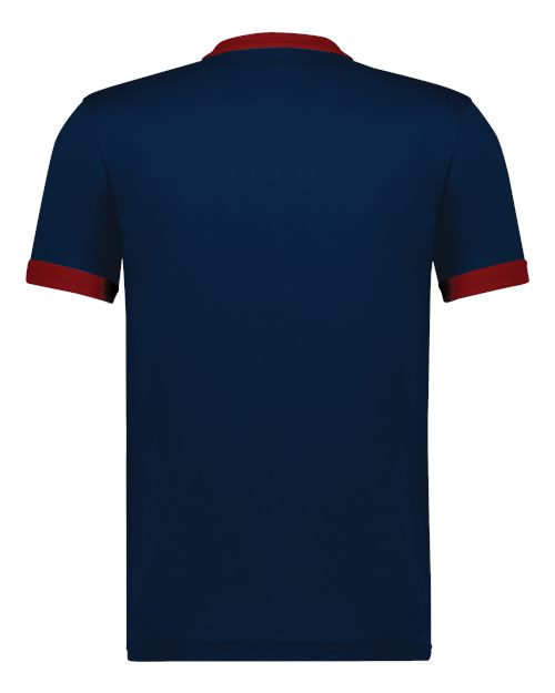 Augusta Sportswear 710 Navy/ Red — back